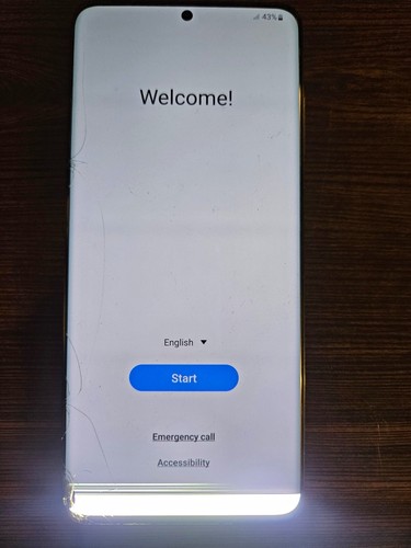 Samsung Galaxy S20+ 5G 128GB Unlocked Cracked Screen Parts