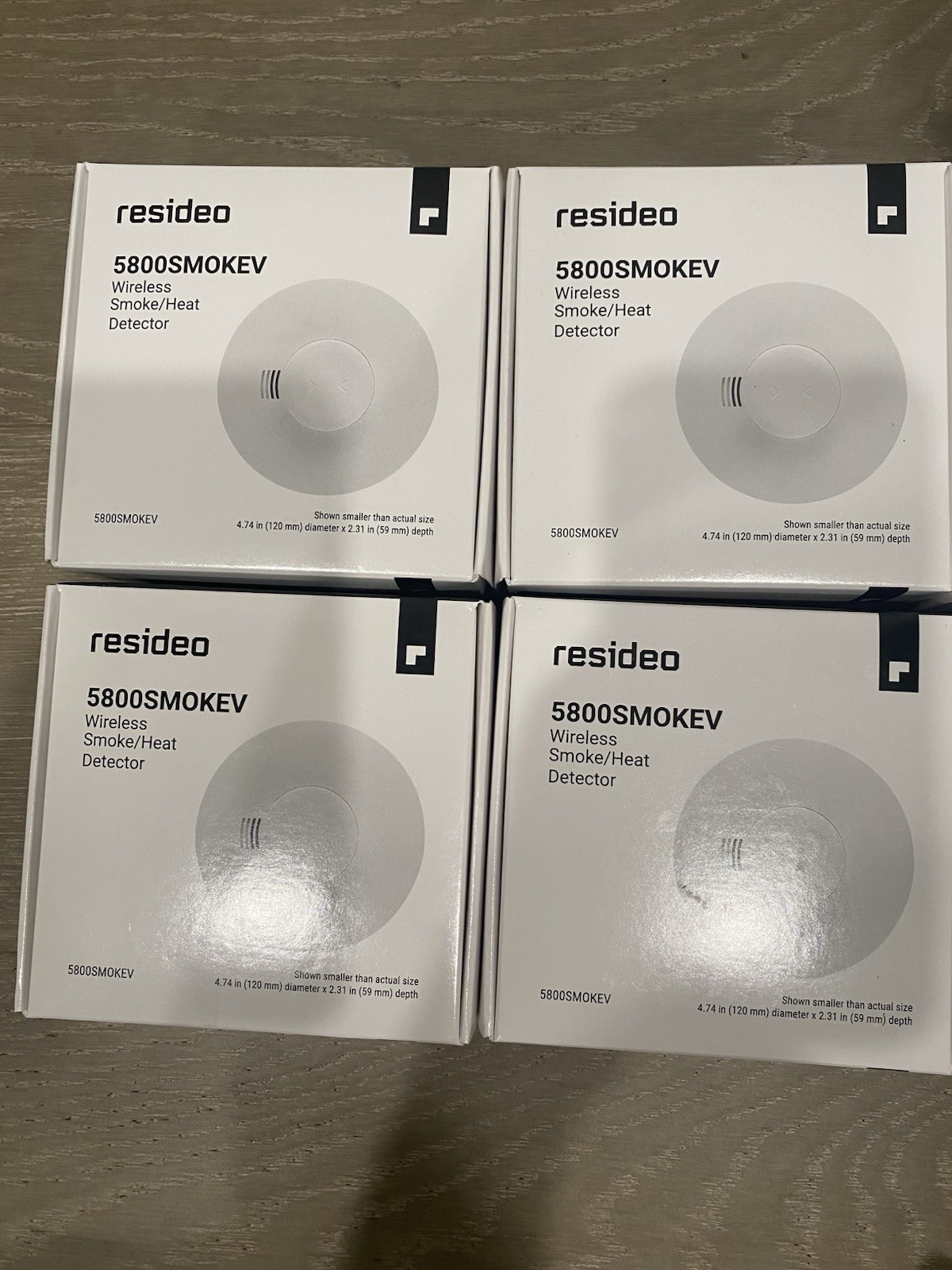 Brand New Honeywell Resideo 5800SMOKEV, Wireless Smoke Heat Detector