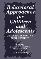 Philip C. Kendall (U. A.) | Behavioral Approaches For Children And Adolescents