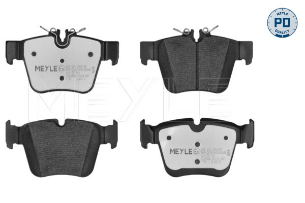 025 224 2316/PD MEYLE brake pad set, disc brake for Mercedes-Benz