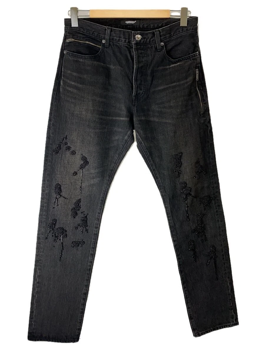 UNDERCOVER SOTTOCOPERTA fondo 3 denim nero UC2C4503 1