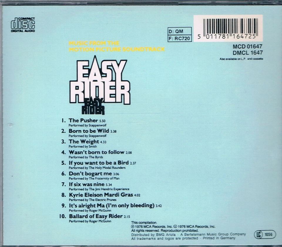 Easy Rider von Various | CD | Zustand sehr gut - Bild 2 von 2