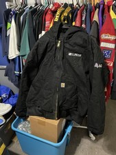 Size 3XL- Carhartt Bomber J131 Jacket Lined Made in USA Duck Canvas Workwear