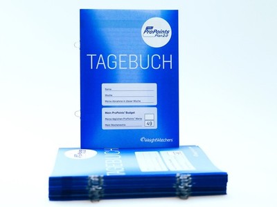 WEIGHT WATCHERS TAGEBÜCHER 10 STÜCK TAGEBUCH FÜR JE 7 TAGE SET PROPOINTS NEU !