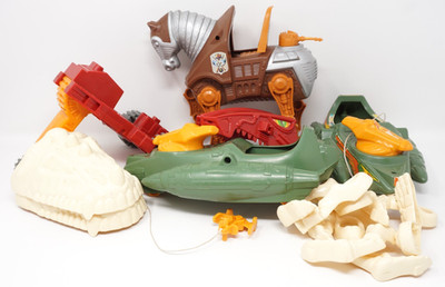 Vintage He-Man Masters of the Universe MOTU vehicles Lot AS IS For Parts
