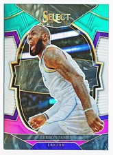 2022-23 Select LeBron James Prizms Teal White Pink #26 (42/49)