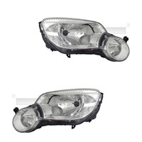 Scheinwerfer Set Rechts & Links H4/H7/P13W Mit Tagfahrlicht FüR Skoda Yeti 5L