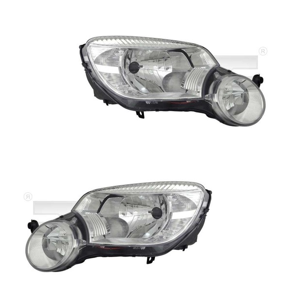 Scheinwerfer Set Rechts & Links H4/H7/P13W Mit Tagfahrlicht FüR Skoda Yeti 5L-image