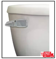Danco 88365 White Mansfield Toilet Handle, Chrome, Plastic, 9"