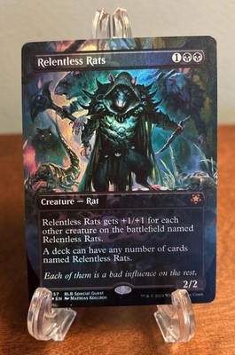 MTG 【Foil】執拗なネズミ/Relentless Rats(757)１枚 FOIL)(フルアート)(0057)執拗なネズミ/Relentless Rats《日本語》【SPG】