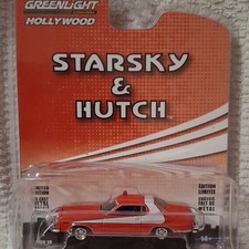 GreenLight Hollywood Starsky & Hutch 1:64 1976 Ford Gran Torino Red/White
