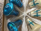 6 Vintage West Germany Mercury Glass Christmas Ornaments — photo 8