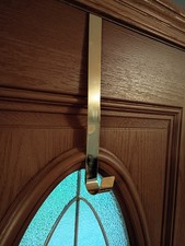 12" Long GOLD Over The Door Hanger Door Christmas Wreath Metal Hook Home-2 PACK