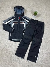 Completo Tuta Sci Snowboard COLMAR Donna Nero Tg 38 S Vintage Giacca Pantaloni