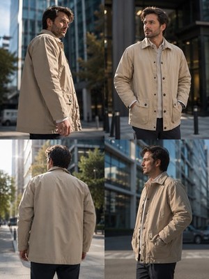 Vintage McNeal Parka Beige | Old Money / Finance Style | British Heritage Jacke