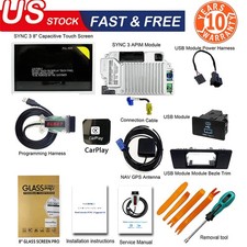 For Ford SYNC 2 to sync3 USA Upgrade Kit 3.4 Wireless CarPlay NA224 Factory