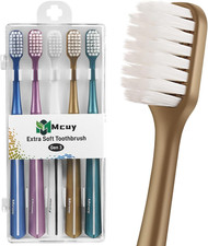 Extra Soft Toothbrushes for Adults - Super Ultra Soft Bristles Manual Tooth Brus