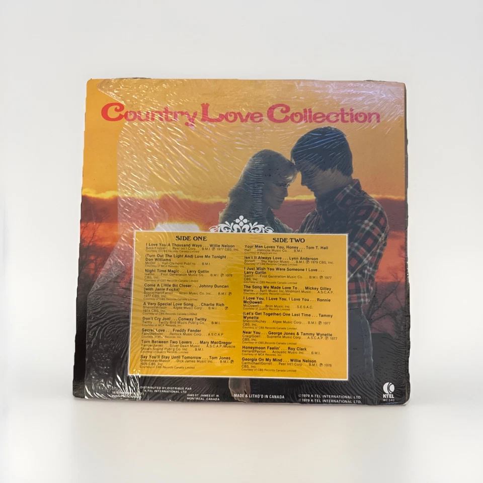 COUNTRY LOVE COLLECTION VARIOUS ARTISTS COUNTRY MUSIC LP 12" VINYL RECORD - Image 2 of 4