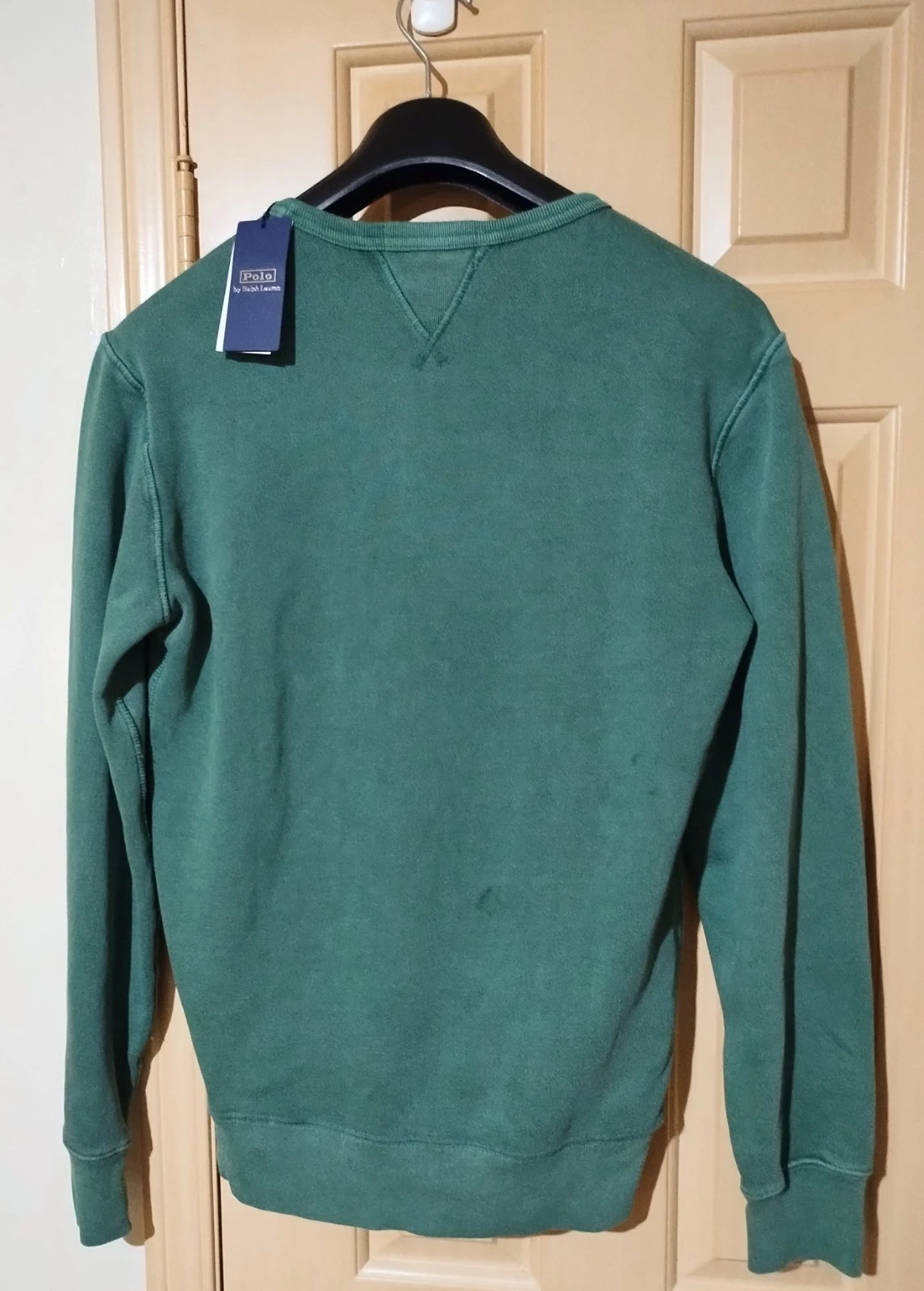 Polo Ralph Lauren Collegiate-Inspired Fleece Sweatshirt - XS - Fade Green - NWT image 3