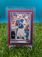 JOSH ALLEN 2025 Panini Donruss Press Proof RED #91 Buffalo Bills