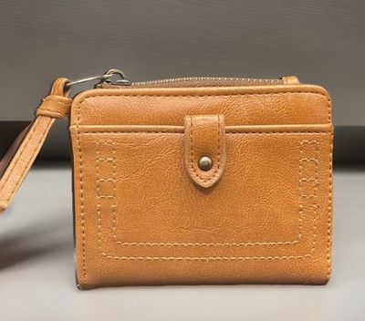 Time And Tru Women's Julia Mini Wallet Solid Coin Holder  Pouch Billfold GUC