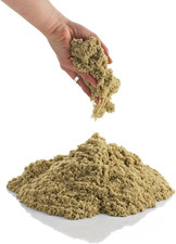 Natural 5 Pound Refill Pack - Including: 5 Pounds Moldable Indoor Play Sand, Sto