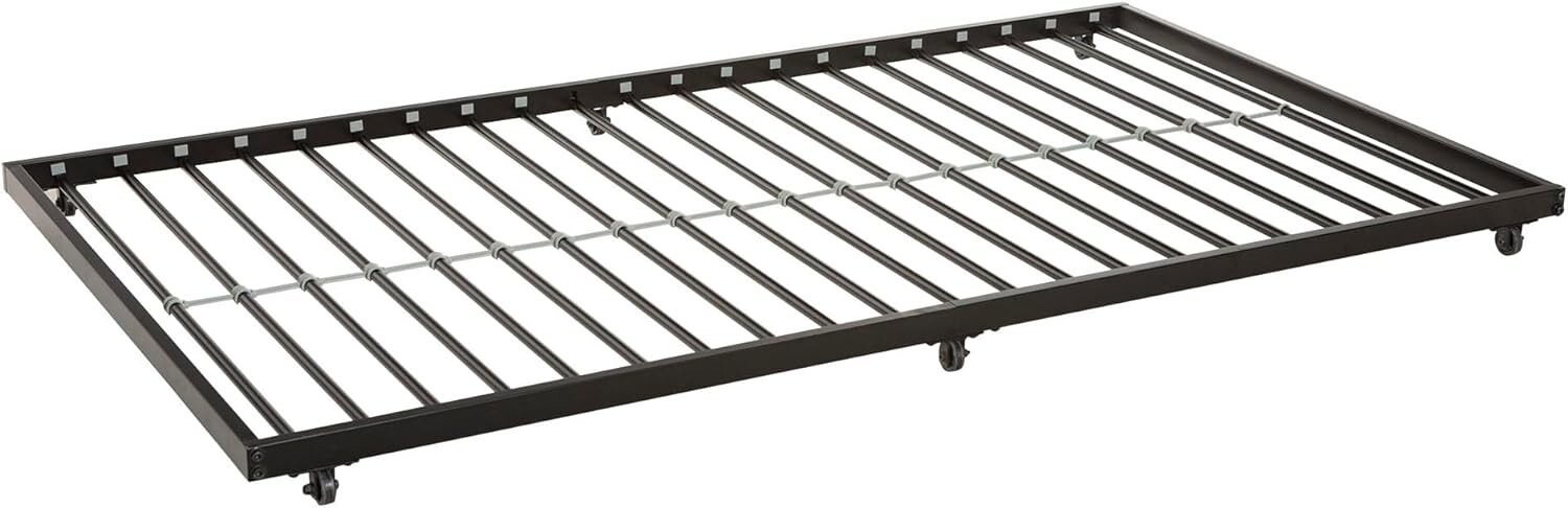 New Walker Edison Twin Roll-Out Trundle Bed Frame Storage Sa