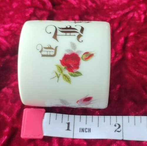 Monogrammed R.L.D , Napkin Ring, 12 Pieces Set, Red Roses ๐น Wedding Gift - Picture 10 of 12