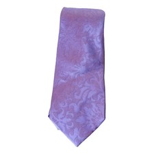 MICHAEL KORS Lavender Purple Classic Paisley Silk Tie