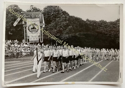 orig. Foto Berlin Steglitz Turn Sportgemeinde um 1950 Turner Fest