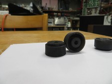 Pioneer Stereo FEET-With indented FELT pad. 4mm x 16mm screws, black. Sold 45