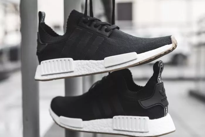 Land med statsborgerskab rygte Uundgåelig Adidas NMD R1 Primeknit PK GUM Pack Core Black White Boost Ultra BY1887 Men  Sz 7 | eBay