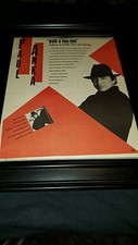 Paul Anka Walk A Fine Line Rare Original Promo Poster Ad Framed!