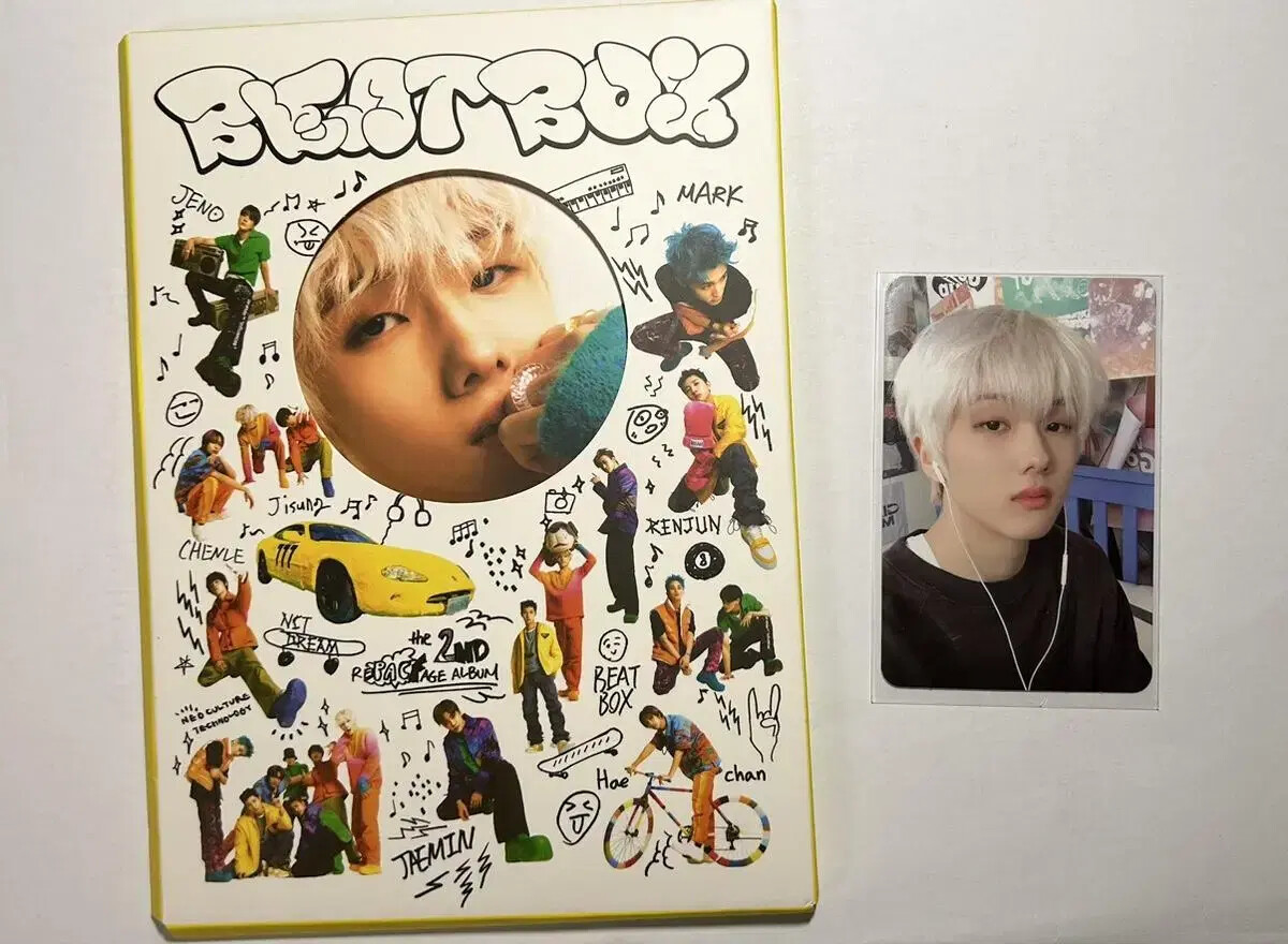 NCT NCT nct dream JISUNG BEATBOX POSTCARD BOOK EARPHONE photo card