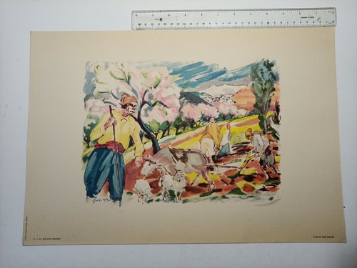 GEORGES CYR OFFSET CATHOLIC PRESS BEIRUT LITHOGRAPH Lebanon Liban beyrouth - Picture 2 of 6