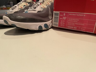  Nike React Element 87 dunkelgrau photo blue 