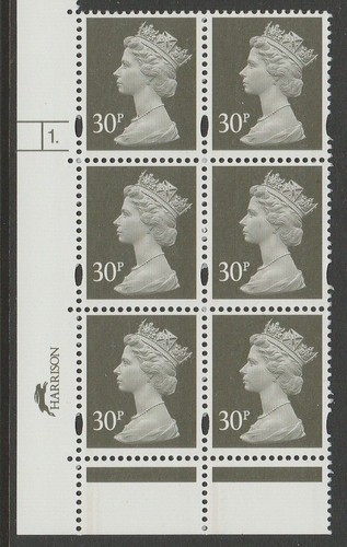 GB MINT EII Harrison Machin cylinder blocks elliptical - multiple listing - Picture 38 of 42