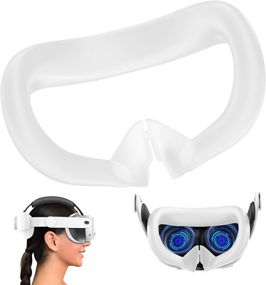 VR Silikon-Augenmaske Für Meta Quest 3, Schweißfest Und Lichtdicht Silikon Maske