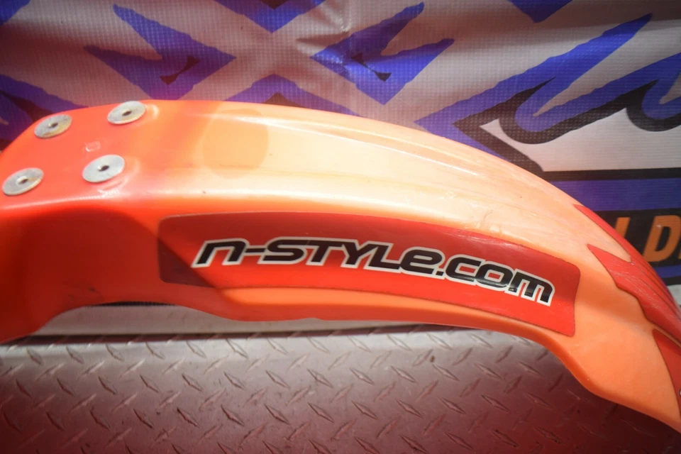 395 FRONT RED FENDER PLASTIC 05 HONDA CRF250X CRF250 X CRF 250 BIKE FREE SHIP - Image 4 of 4