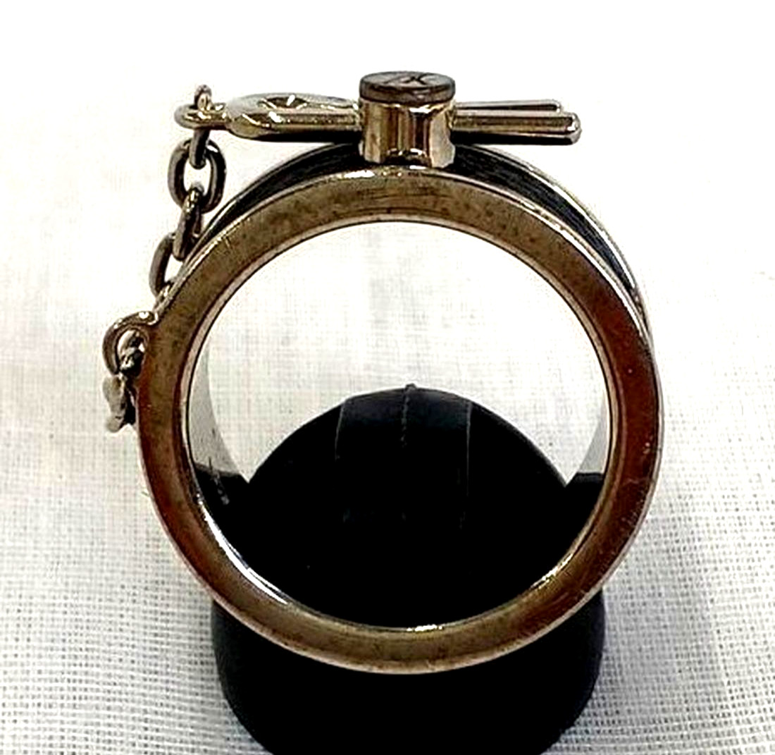 Authentic LOUIS VUITTON Monogram Eclipse Berg Pin… - image 4