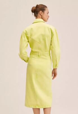 midi embroidered dresses for women Lotte Midi Dress - Emerald Tulle & Gold
