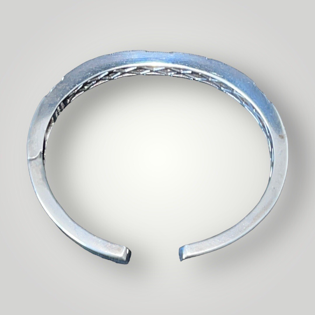 Affinity Diamond Pave Sterling Silver Bracelet - image 3