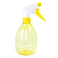 Plastic Refillable Flower Plant Spray Bottle Water Sprayer Yellow