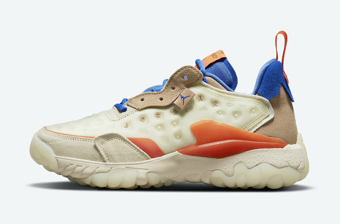 Женские кроссовки Nike Air Jordan Delta 2 Coconut Milk Royal Blue из конопли CW0913-101 sz 9.5