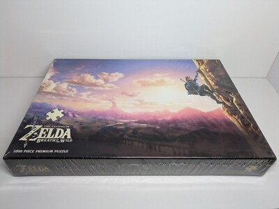 The Legend of Zelda: Breath of the Wild - 1000 Piece Puzzle Scaling Hyrule - NEW