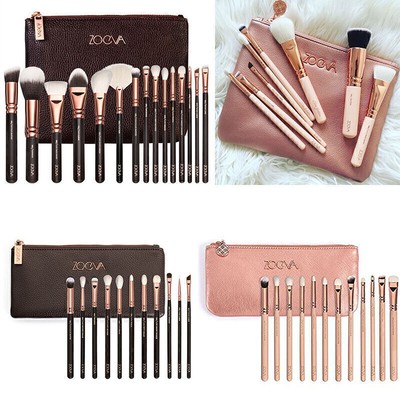 8/12/15pc Make Up Bürsten Brush Set Rosegold Pinsel Verfassungs Schönheit Tasche