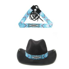 Western Seed Beaded Hat Band Fit Cowboy Hatband South West Multi Color Hat Band