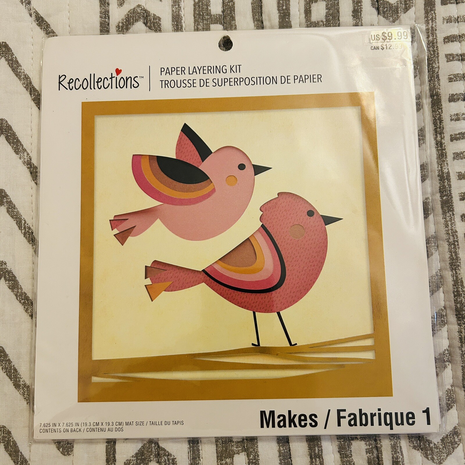 Recollections Paper Layering Kit Birds Scene 117 Pieces Makes 1 Art ...