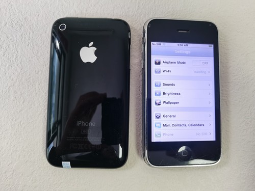 Working Apple iPhone 3G - 8/16GB - Black/White UNLOCKED(GSM) Full functional - Afbeelding 2 van 12