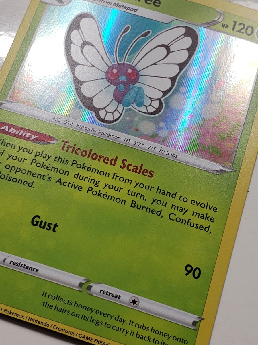 HOLO Butterfree 003/264 - NM / M - RARE Fusion Strike Pokemon Card - $2  Shipping